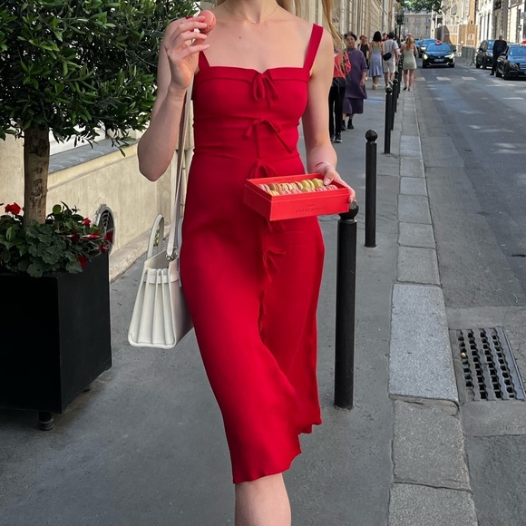 Reformation Dresses & Skirts - Reformation Red Midi Dress